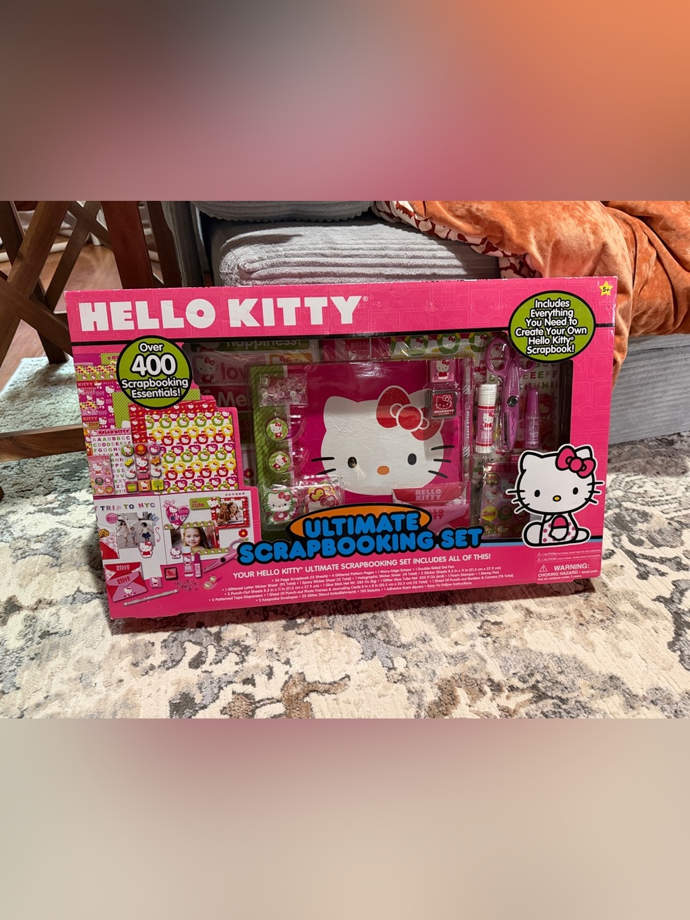 Hello Kitty Ultimate Scrapbooking Set - Pink, White, Red